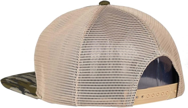 EDTREK Outdoorsman Pro Trucker Breathable Mesh Performance Cap - Flat Brim Snapback Hat - Image 5